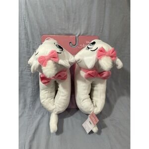 NEW Walt Disney - The Aristocats - Marie -‎ 3D Full Foot Slippers Women Size S/M